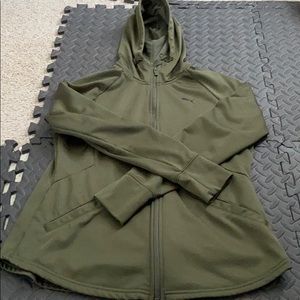 Puma women’s hooded zip sweatshirt